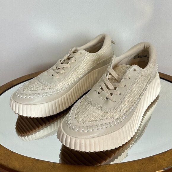 DOLCE VITA Dannis Sneaker in Ivory Woven Size US 9 - Picture 8 of 14
